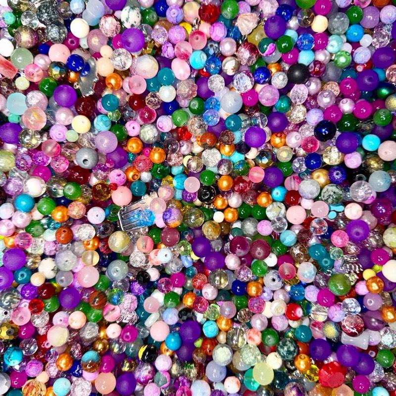 Curator’s Grab Bag | Maker’s Workshop | Assorted Glass Bead Mix for Jewelry and DIY 8 oz.