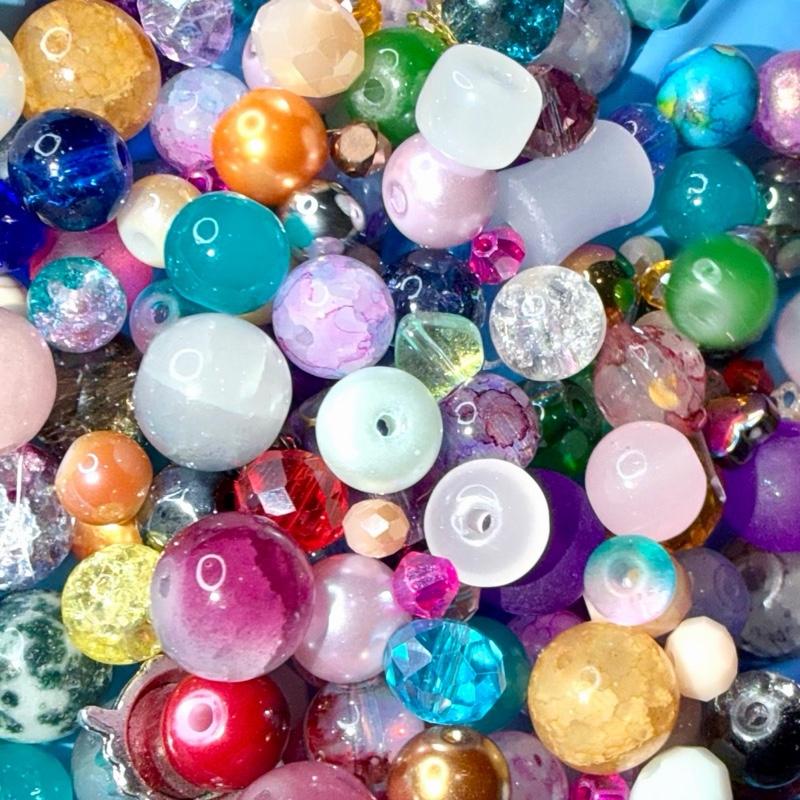 Curator’s Grab Bag | Maker’s Workshop | Assorted Glass Bead Mix for Jewelry and DIY 8 oz.